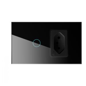 Tuya WiFi Socket With  (1/2) light gang  (White/Black)