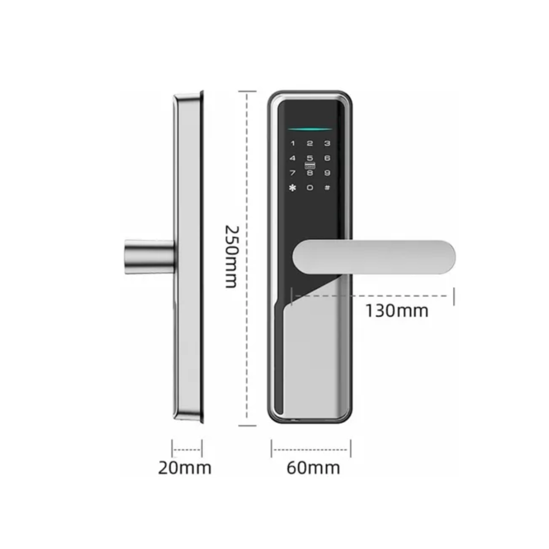 Tuya smart lock (Sl-024) For Wood Door - Image 4