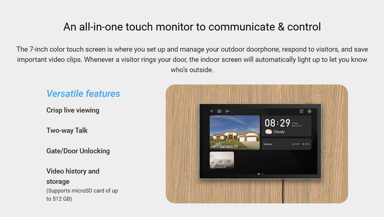 EZVIZ 2K Video Intercom 2 Entry | HP7 2-Enrty Kit - Image 4