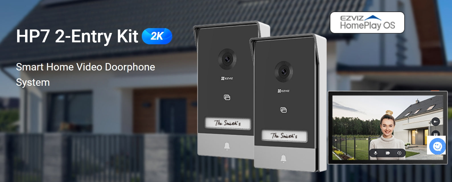 EZVIZ 2K Video Intercom 2 Entry | HP7 2-Enrty Kit - Image 3